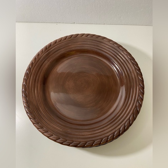 Z Gallerie Dining Lucca Z Gallerie 4 Dinner Plates Hand Painted